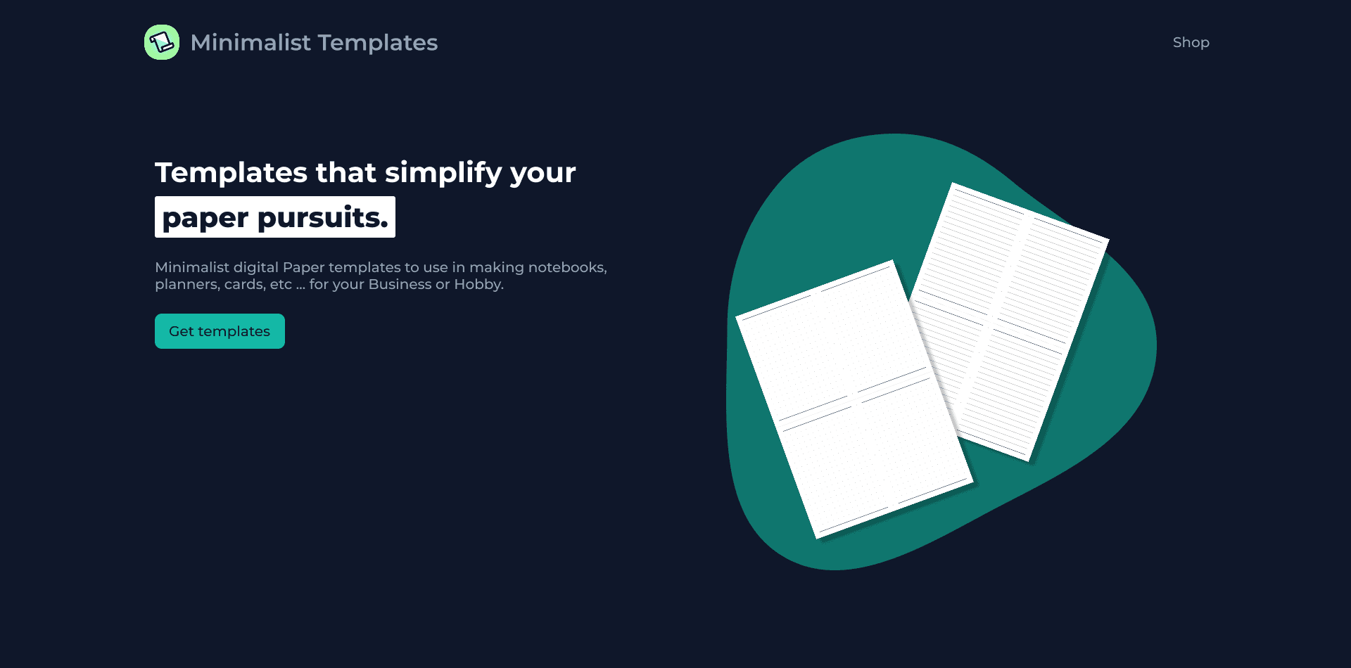 Minimalist Templates
