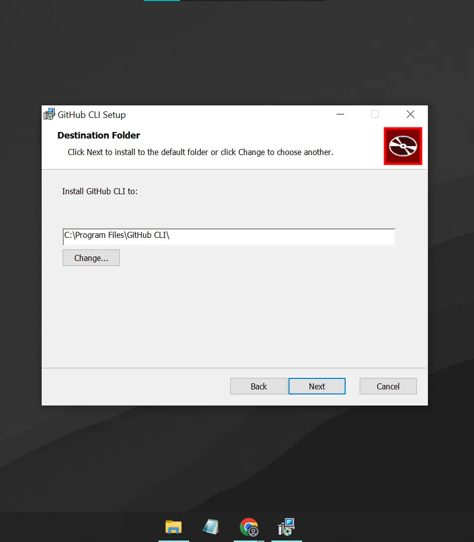 GitHub CLI Setup Step 1