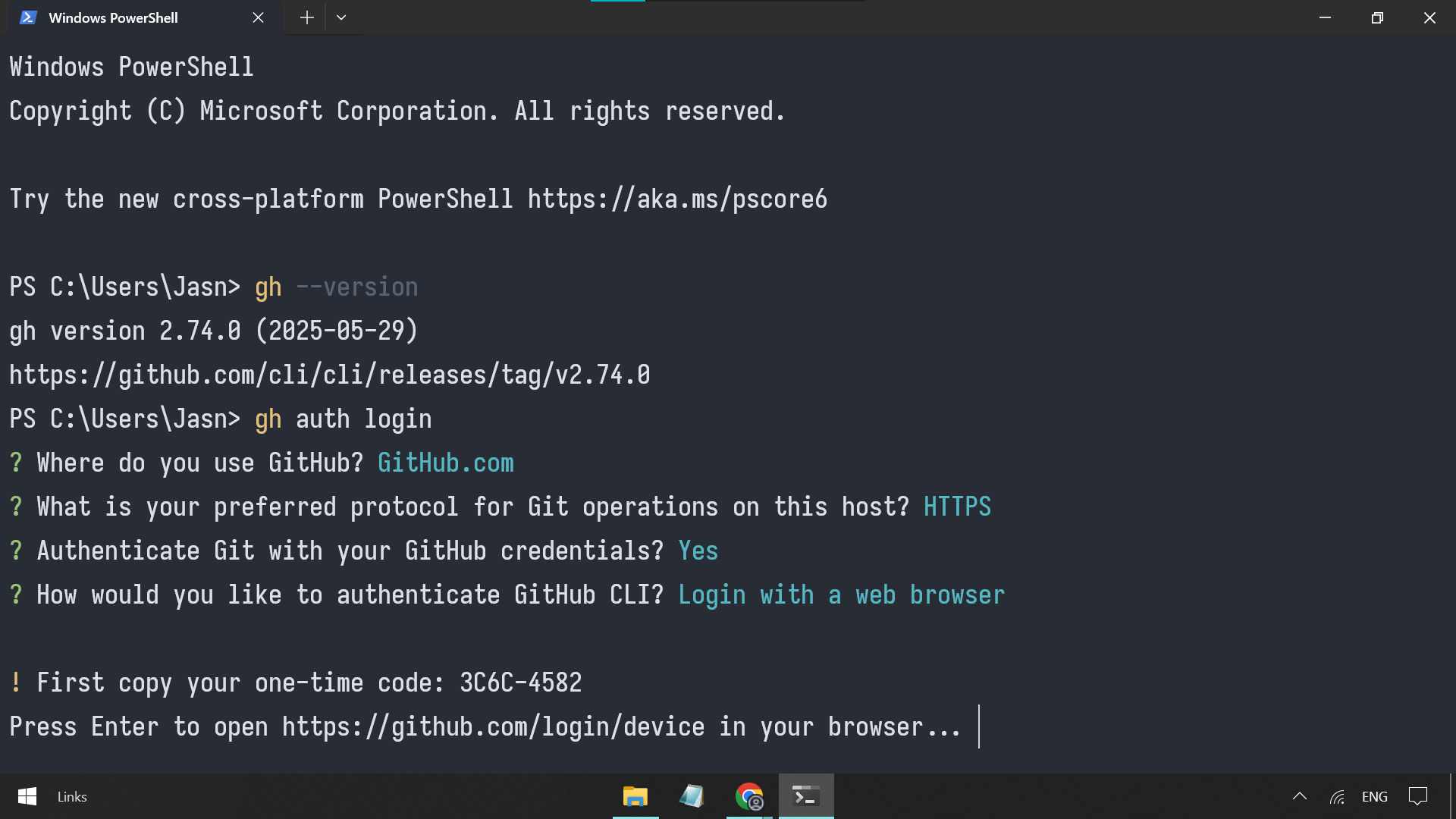 GitHub Auth Options GitHub Auth Options