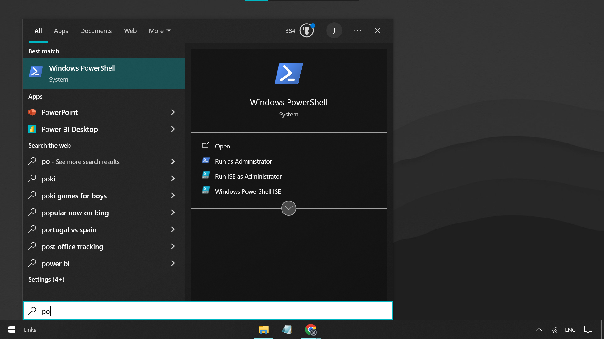 Open PowerShell Open PowerShell